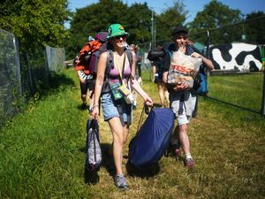 Supporting image for story: It’s the best place on Earth: Glastonbury punters share joy as festival returns