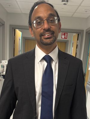 Saurav Chakravartty, the clinical lead for the hub. Pic: SaTH. 