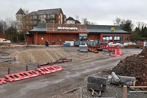 The restaurant closed in January to allow the works to take place 