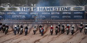 A grand start at the Hawkstone International Motocross