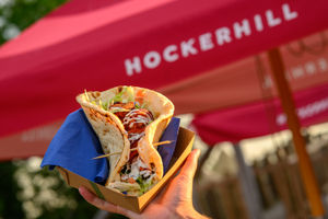 Barbeque food served at Hockerhill Adventure Playbarn