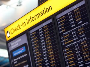Departure Board at an airport