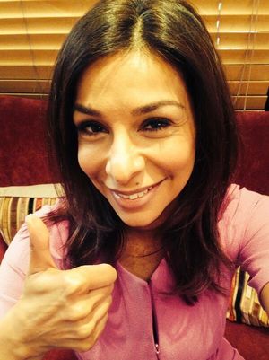 Shobna lends her support to the #ThumbsUpForStephen twitter campaign for Burntwood cancer campaigner the late Stephen Sutton