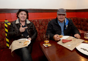 Christopher Nott and John Guest at The Swan, Netherton