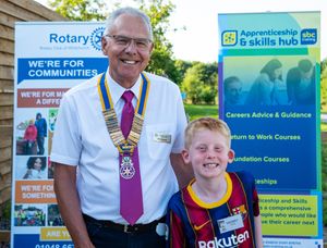 Dave Simcock with Henry Dodd