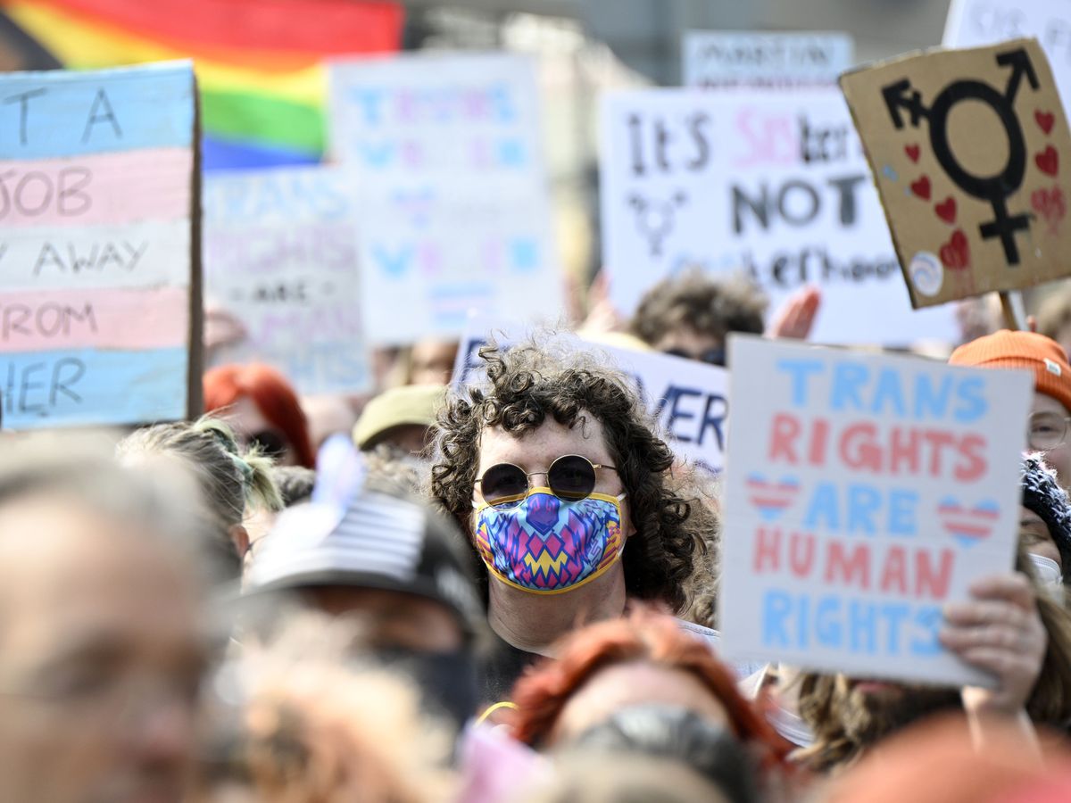 Thousands of trans rights protesters on Edinburgh streets following court ruling
