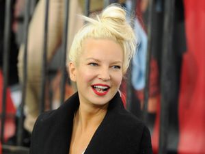 Singer Sia Furler attends the world premiere of Annie in New York in 2014