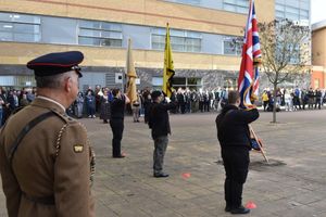 Wolverhampton College felt silent in remembrance