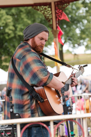 Live music on the bandstand