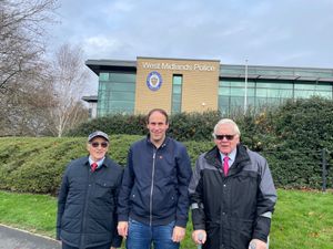 Councillor Kieran Casey (pictured with Gordon Laird and local resident Terry Ledbury) said the new station will make a big difference in trying to tackle the issues residents raised with him