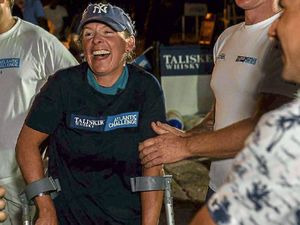 Supporting image for story:  Kelda Wood: The agony and the ecstasy as disabled Shrewsbury rower returns from epic voyage