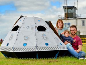 Supporting image for story: Moon landing's 50th anniversary celebrated at Shropshire airfield with NASA blessing - in pictures