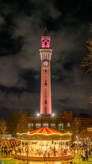Old Joe clocktower and carousel