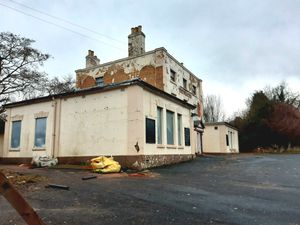 A general view of the former Beacon pub on Ironbridge Road, Madeley, Telford on Thursday, February 20, 2025