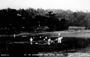Part of Hawkstone golf course was a prisoner of war camp during, and in the time immediately after, the war.