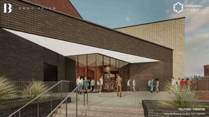 The new entrance. Photo: Telford & Wrekin Council