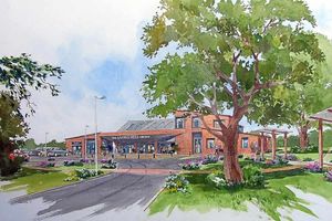 The proposed plans for the hospice