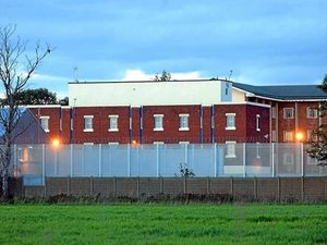 Supporting image for story: Shropshire prison attack trial: Footage of two prisoners forcing open barricaded cell door shown to jury