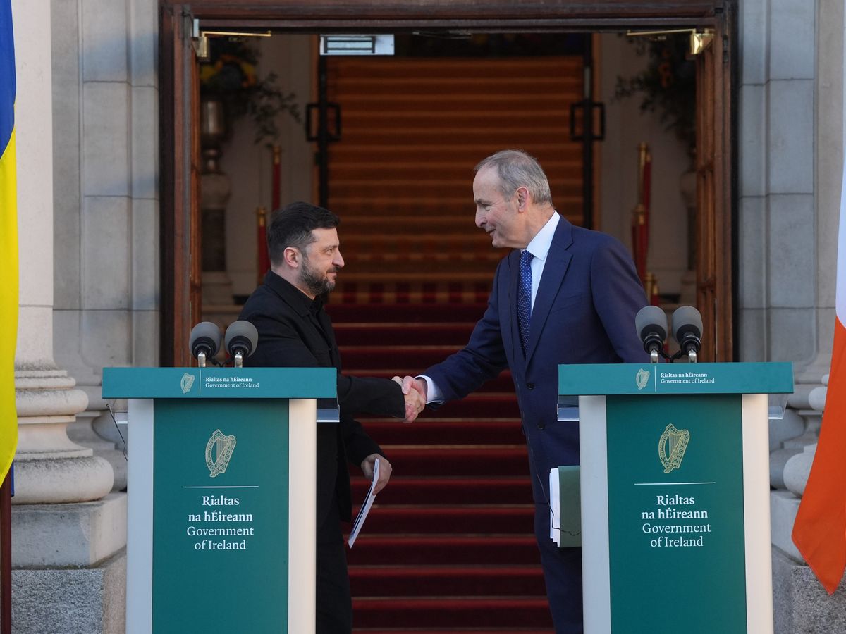 Ireland will back Ukraine ‘for as long as it takes’, Martin tells Zelensky