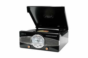 Groove-e Classic Vinyl Record Player with FM Radio