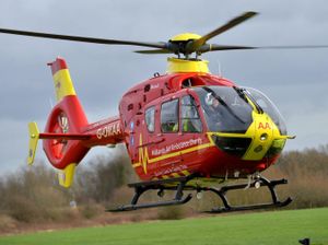 Supporting image for story: Two children airlifted to hospital after Telford crash