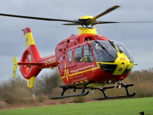 Supporting image for story: Two children airlifted to hospital after Telford crash