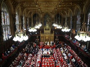 View of the House of Lords chamber