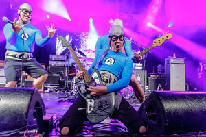 Aquabats supporting Bowling For Soup at the O2 Academy in Birmingham. Pic: Chris Bowley
