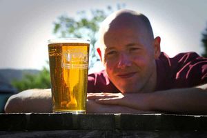 Andrew Pinnock, head brewer at Wood Brewery, Wistanstow, near Craven Arms