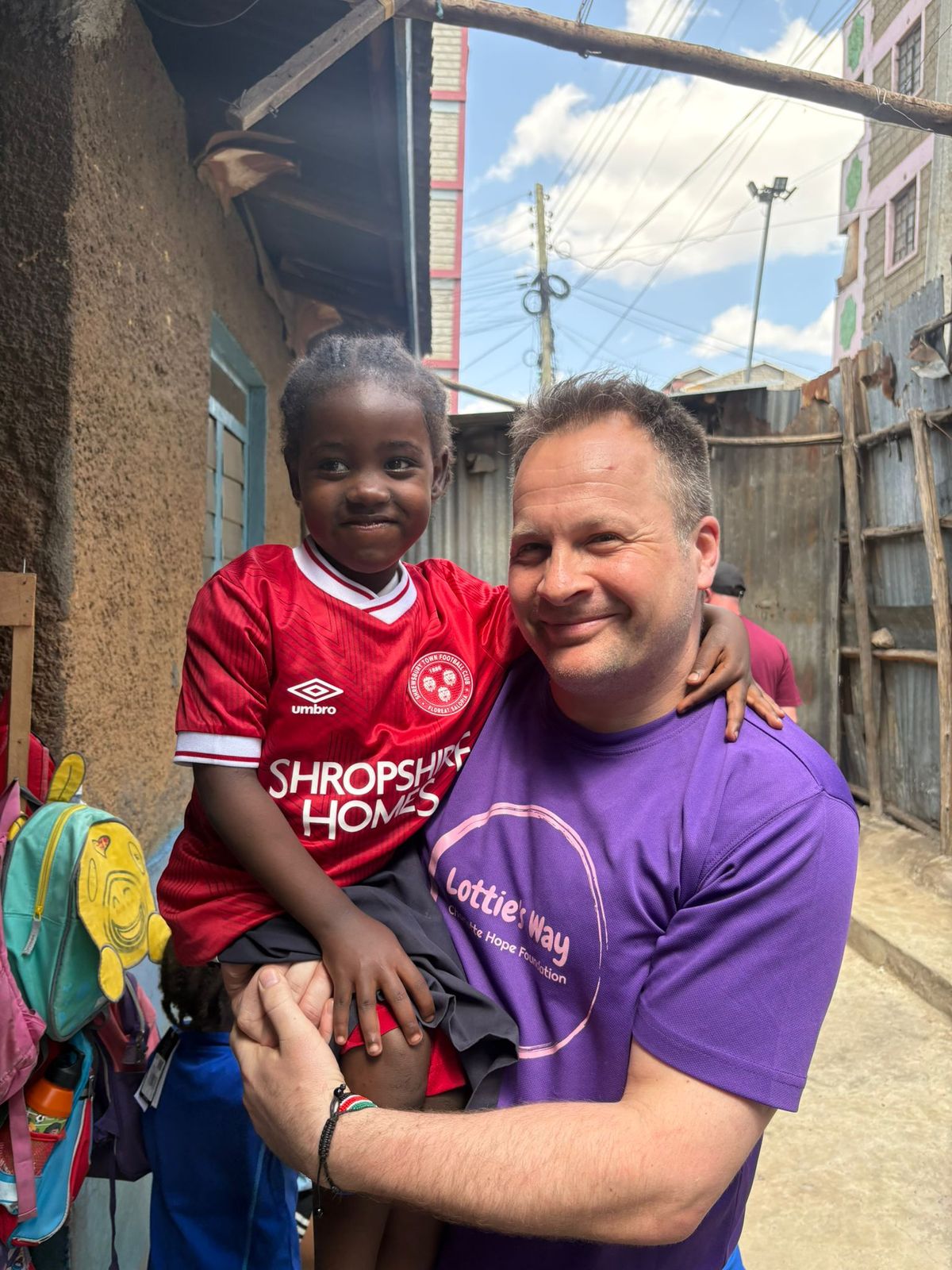 Shropshire-based charity delivers thousands of football shirts to Kenya
