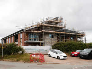 Supporting image for story: Fresh pictures show progress on Shropshire's newest GP practice
