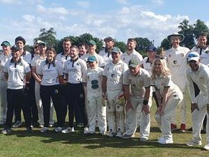 Supporting image for story: Charity cricket match raises more than £1000