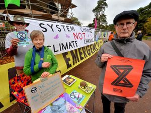 Supporting image for story: Climate change campaigners Extinction Rebellion protesting in Wolverhampton 