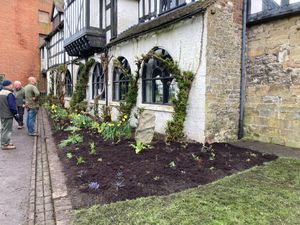 Work on the Guildhall flower beds