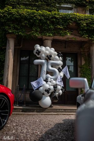 The event was organised to celebrate Porsche's 75th anniversary