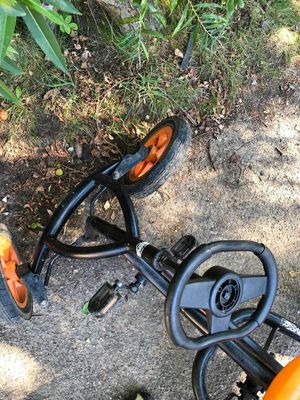 Those responsible bent back the wheels on go-karts at the centre