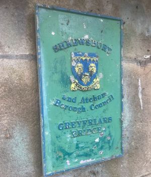 The tired and weather-worn plaque has been removed