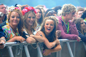 Fans make it to the front