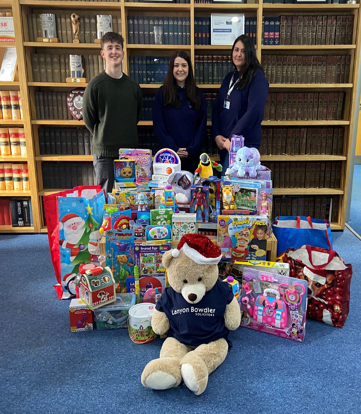 Shropshire law firm donates more than 100 items to Santa&rsquo;s Little Stars campaign