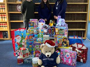 Supporting image for story: Shropshire law firm donates more than 100 items to Santa’s Little Stars campaign