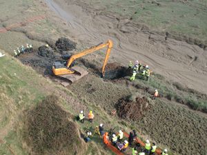 Supporting image for story: Bridgnorth firm digs in to recover wartime fighter plane
