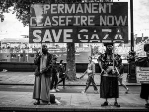 Supporting image for story: Art by Grayson Perry and Es Devlin among works going up for Palestine auction