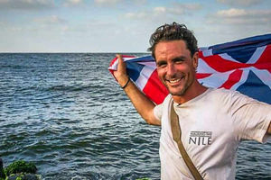 Land's end - Levison at the end of his Nile journey