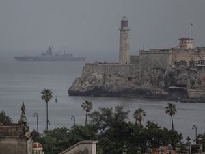 Supporting image for story: Russian warships reach Cuban waters ahead of military exercises in Caribbean