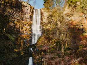 Supporting image for story: Llanrhaeadr: The powerful magic of a waterfall that has attracted pop and sporting superstars