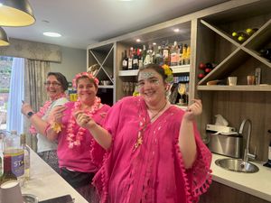 Colleagues at HC-One’s Priorslee House Care Home marking ‘Priorslee by the Sea’ Celebration