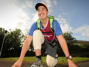 Supporting image for story: 90 marathons in 90 days not enough for fundraiser Mark