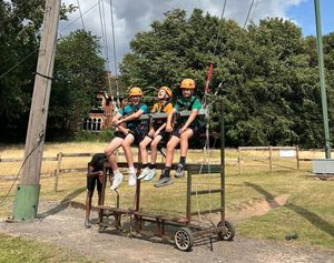 Students enjoying the activities at Blackwell 