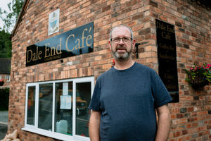 Dale End Cafe in Coalbrookdale, Telford. Owner Chris Harrison