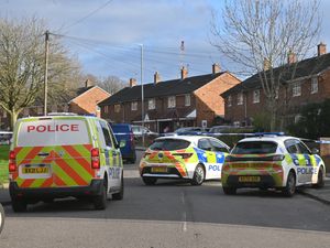 Supporting image for story: WATCH: Police remain at scene of Willenhall shooting where man was left critically injured